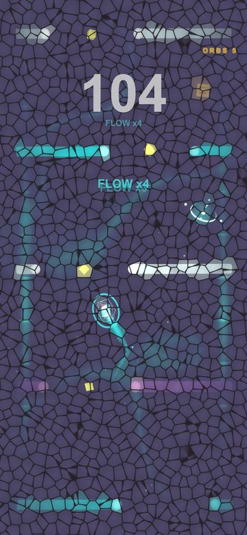 Stained-glass mosaic visual style